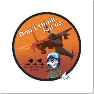 F-14 Tomcat - Dont think. Just do! Posters and Art